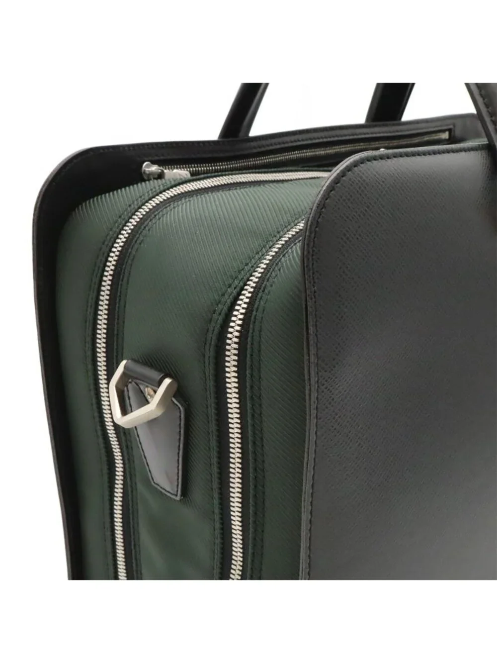 Louis Vuitton Taiga Nevski Business Briefcase Document Purse Ardoise Black